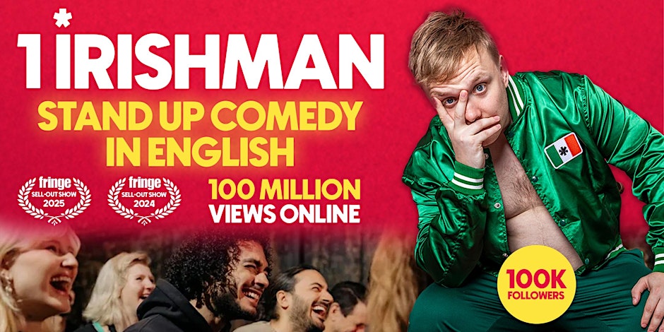 1 Irishman in Bratislava | A stand-up comedy show in English | 8PM