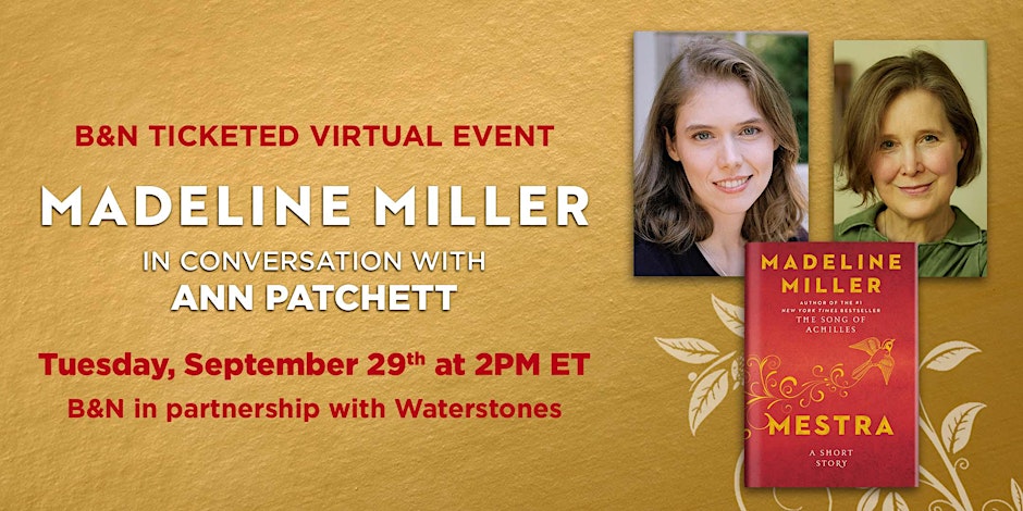 Barnes & Noble and Waterstones Virtually Present: Madeline Miller