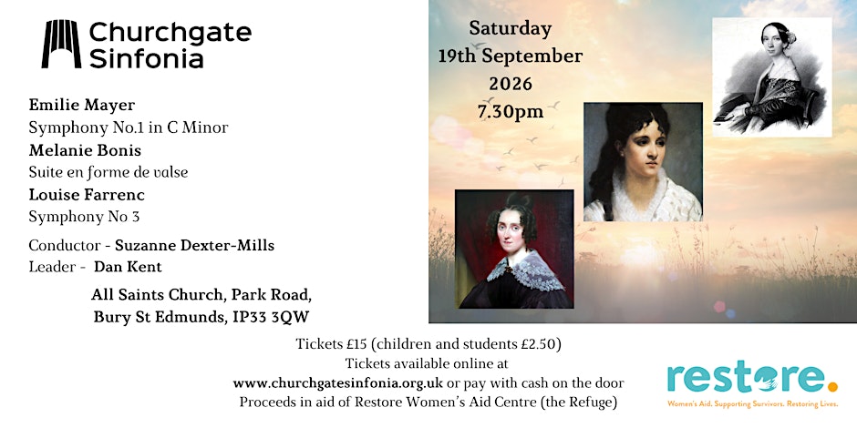 Churchgate Sinfonia Autumn Concert September 2026