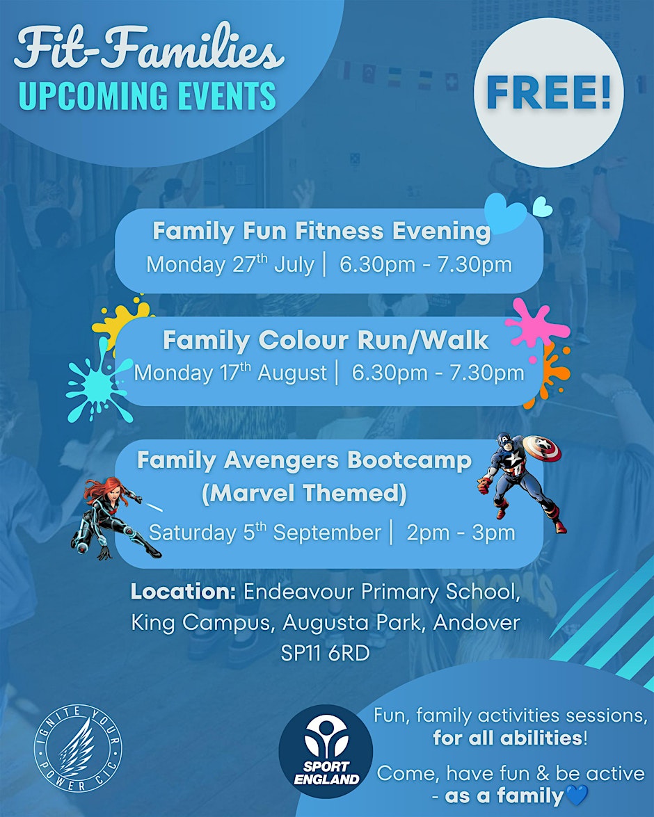 Family Avengers Bootcamp (Marvel Themed)