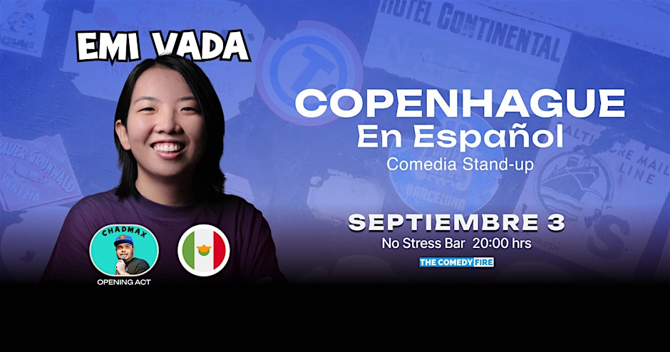 Copenhague en Español presenta: Show de comedia stand-up con Emi Vada