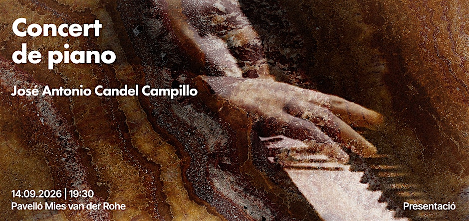 Concert de piano de José Antonio Candel Campillo