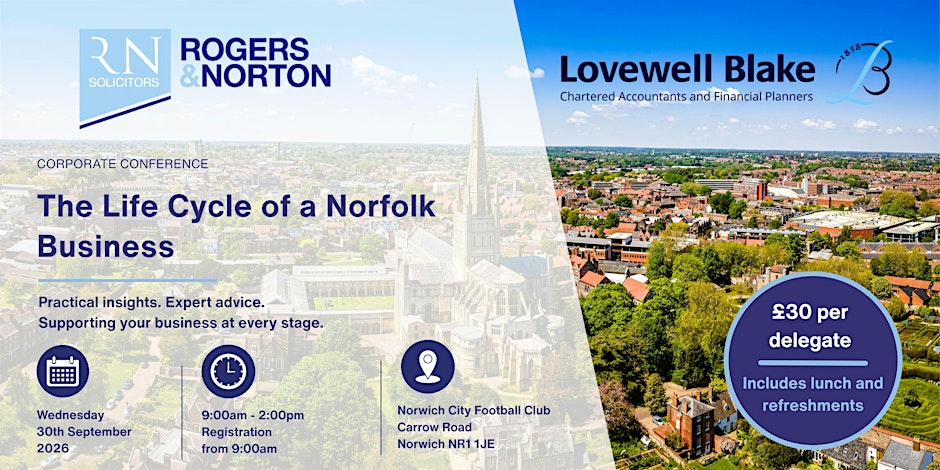Corporate conference: The Life Cycle of a Norfolk Business