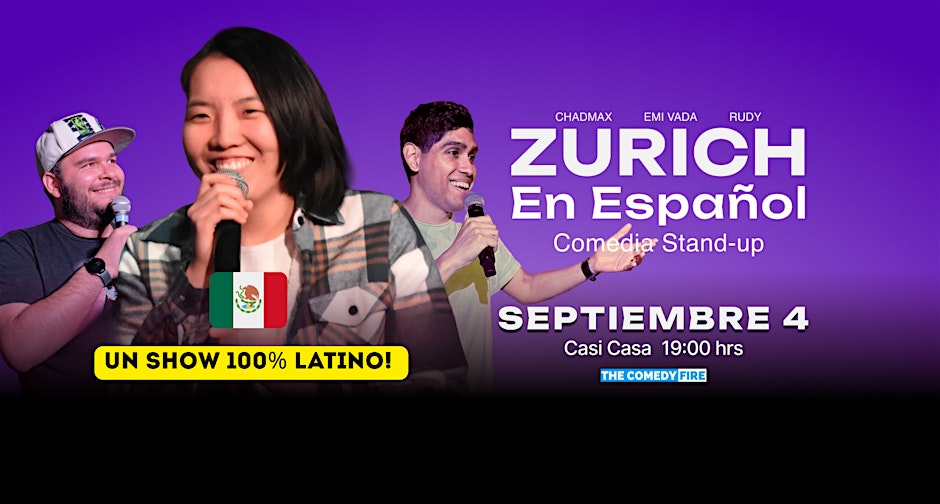 Zúrich en Español #10 - Show de comedia stand-up | con Emi Vada y Chadmax