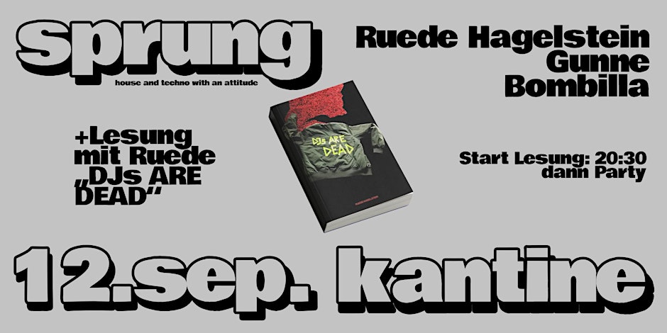 SPRUNG 37 w/ Ruede Hagelstein