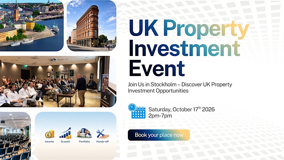 Invest in UK Property Seminar – Meet the Team in Stockholm