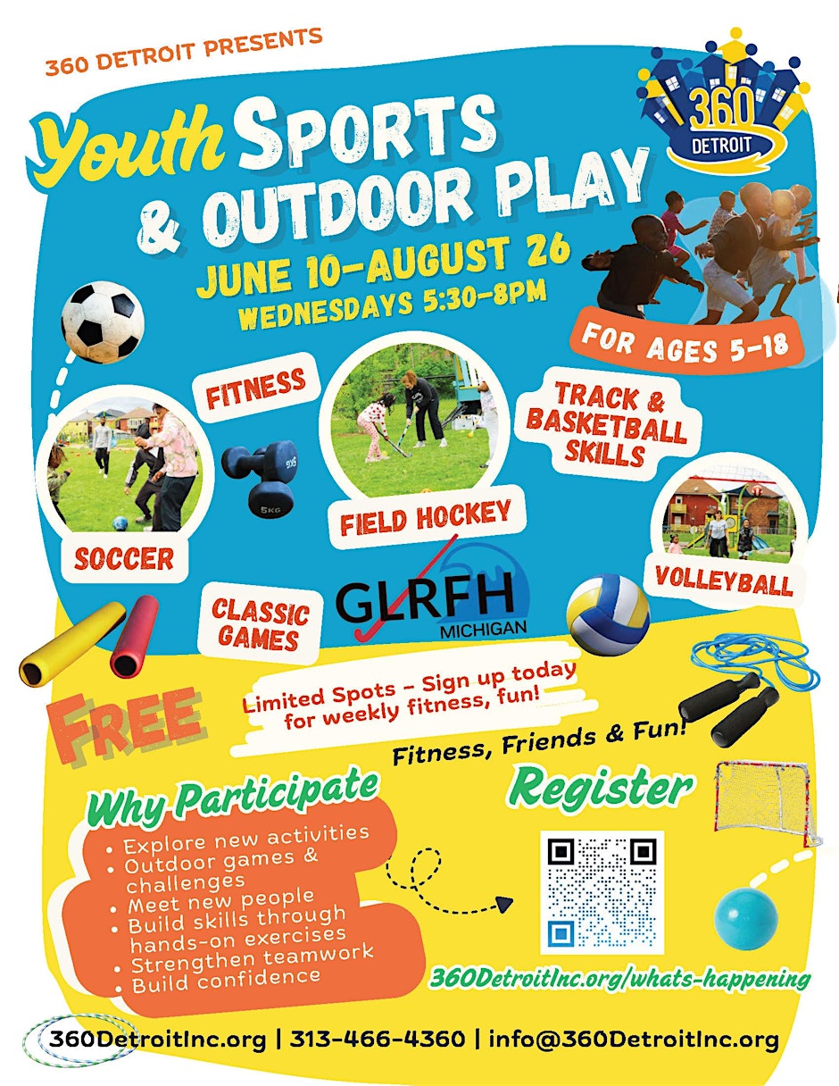Youth Sports & Outdoor Play Wednesdays 8/26/26