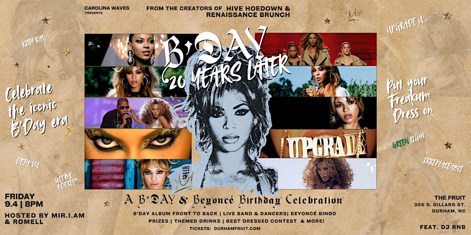 B’DAY: 20 Years Later - A Beyoncé Birthday Celebration