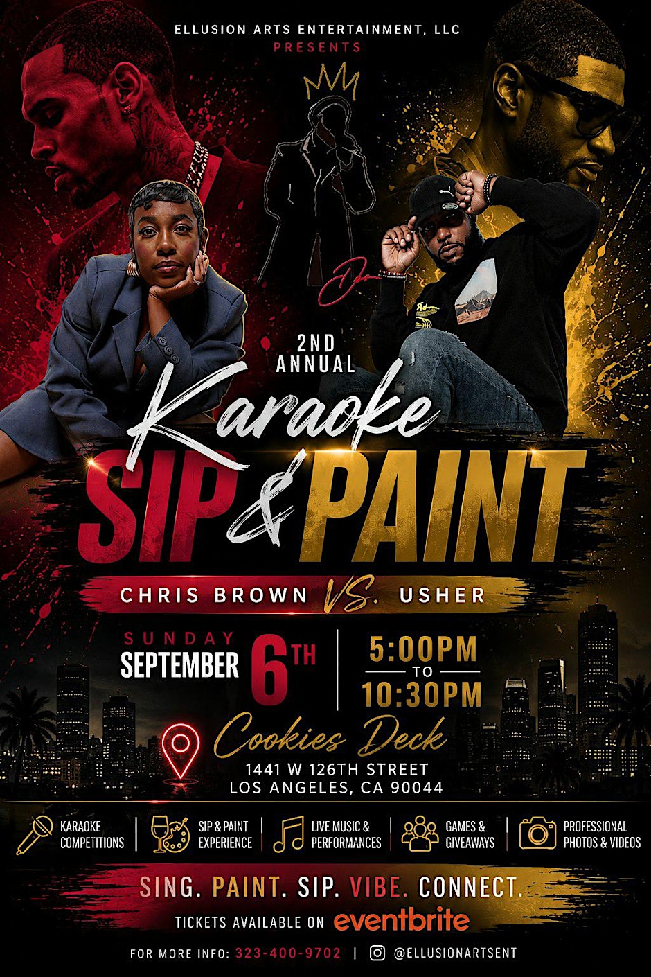 Ellusion Arts Entertainment proudly presents the Second Annual Karaoke Sip