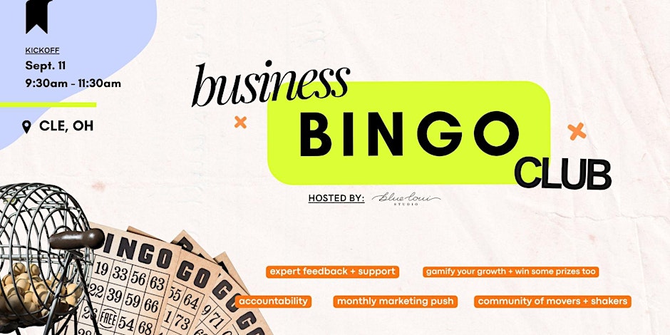 Business Bingo with Blue Loui Studio