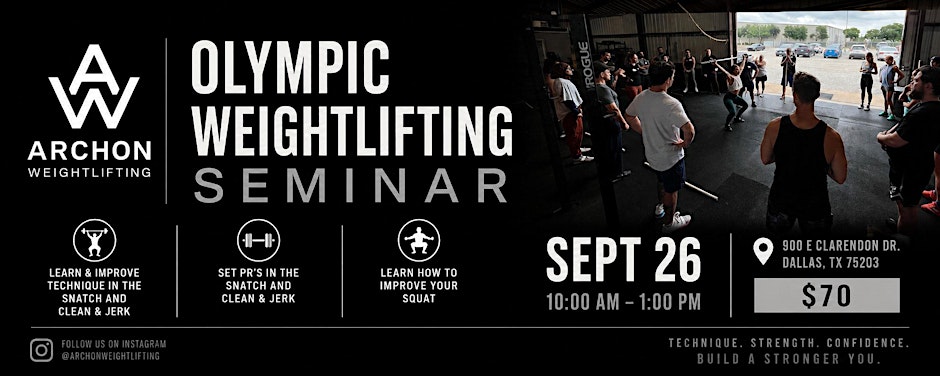 Olympic Weightlifting Seminar