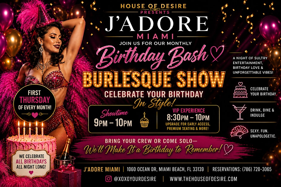 Birthday Bash Burlesque Show