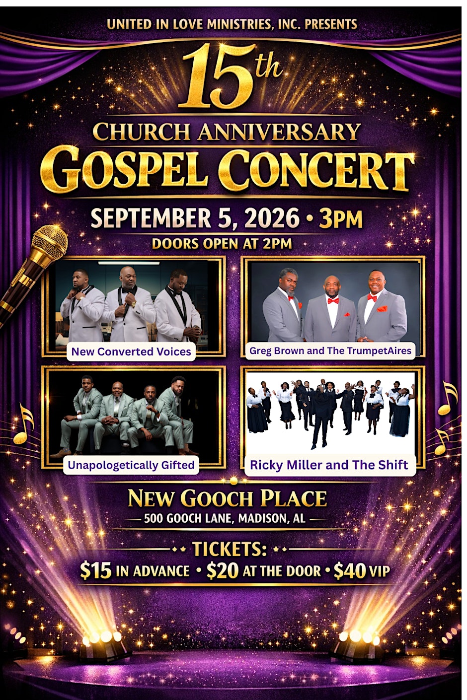 15th Church Anniversary Gospel Concert