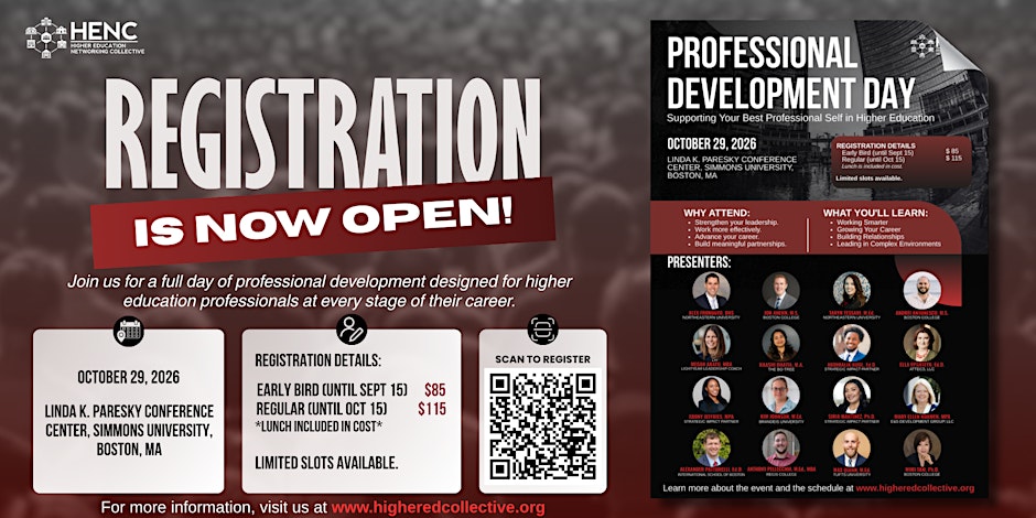 Higher Education Professional Development Day
