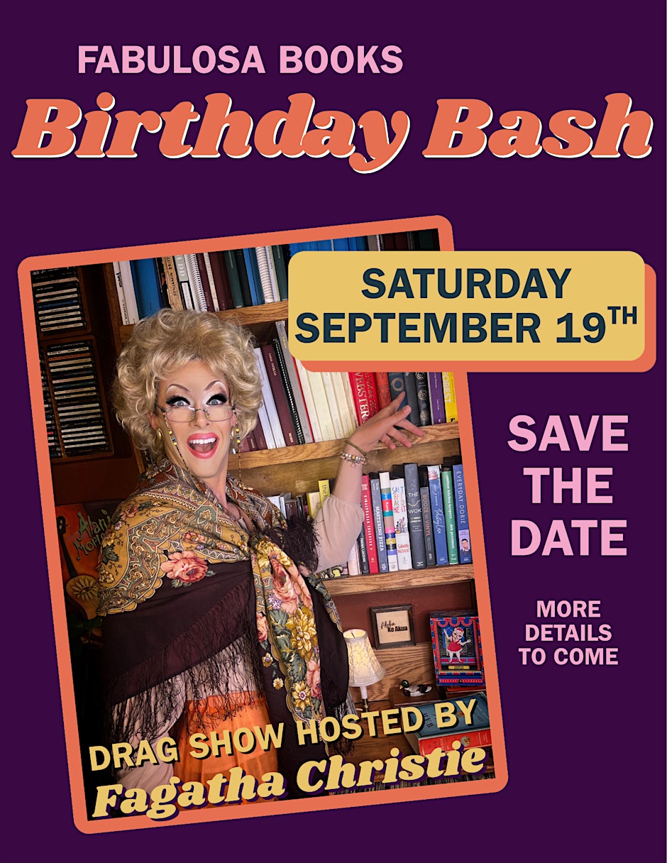 Fabulosa Books Birthday Bash