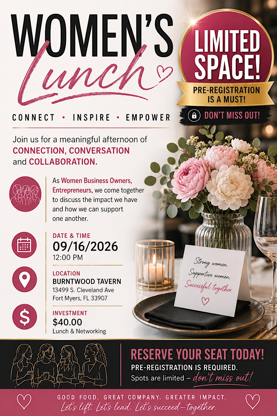 Business Women Luncheon