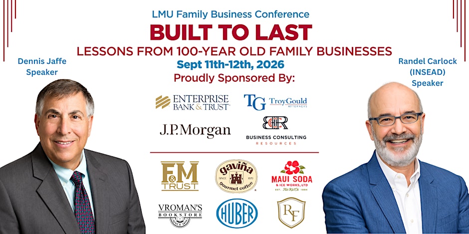 LMU Family Business Conference: Lessons from 100-Year Old Family Businesses