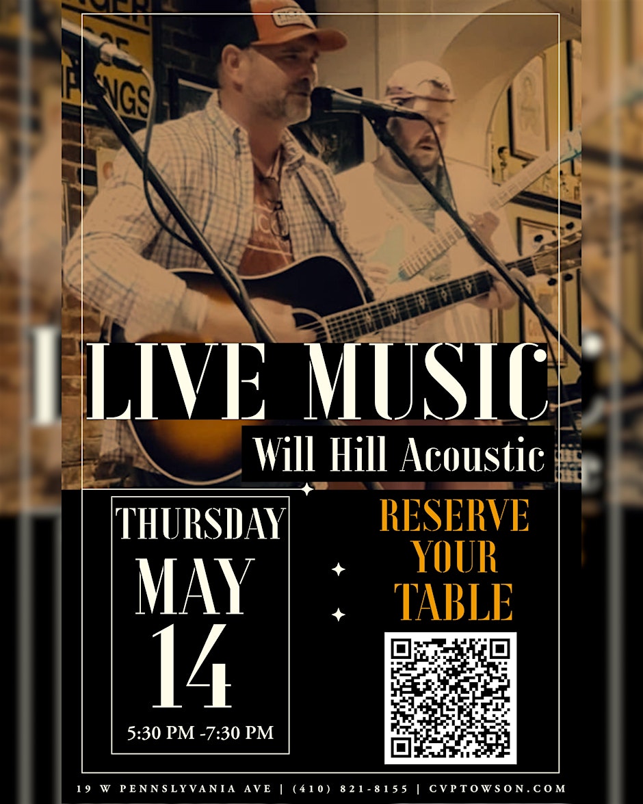 Live Music: Will Hill