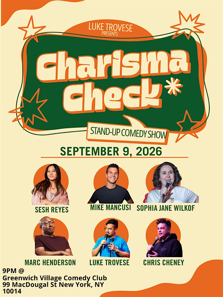 Charisma Check Comedy
