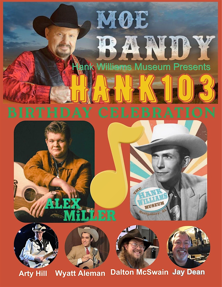 HANK WILLIAMS 103 Birthday 09.12.26