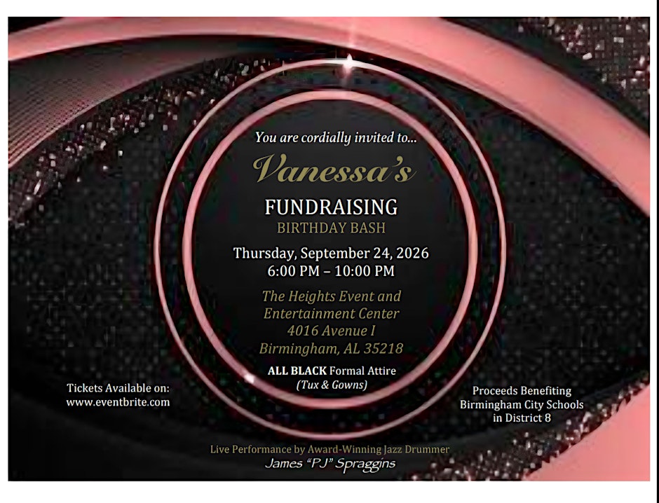 Vanessa's Fundraising Birthday Bash