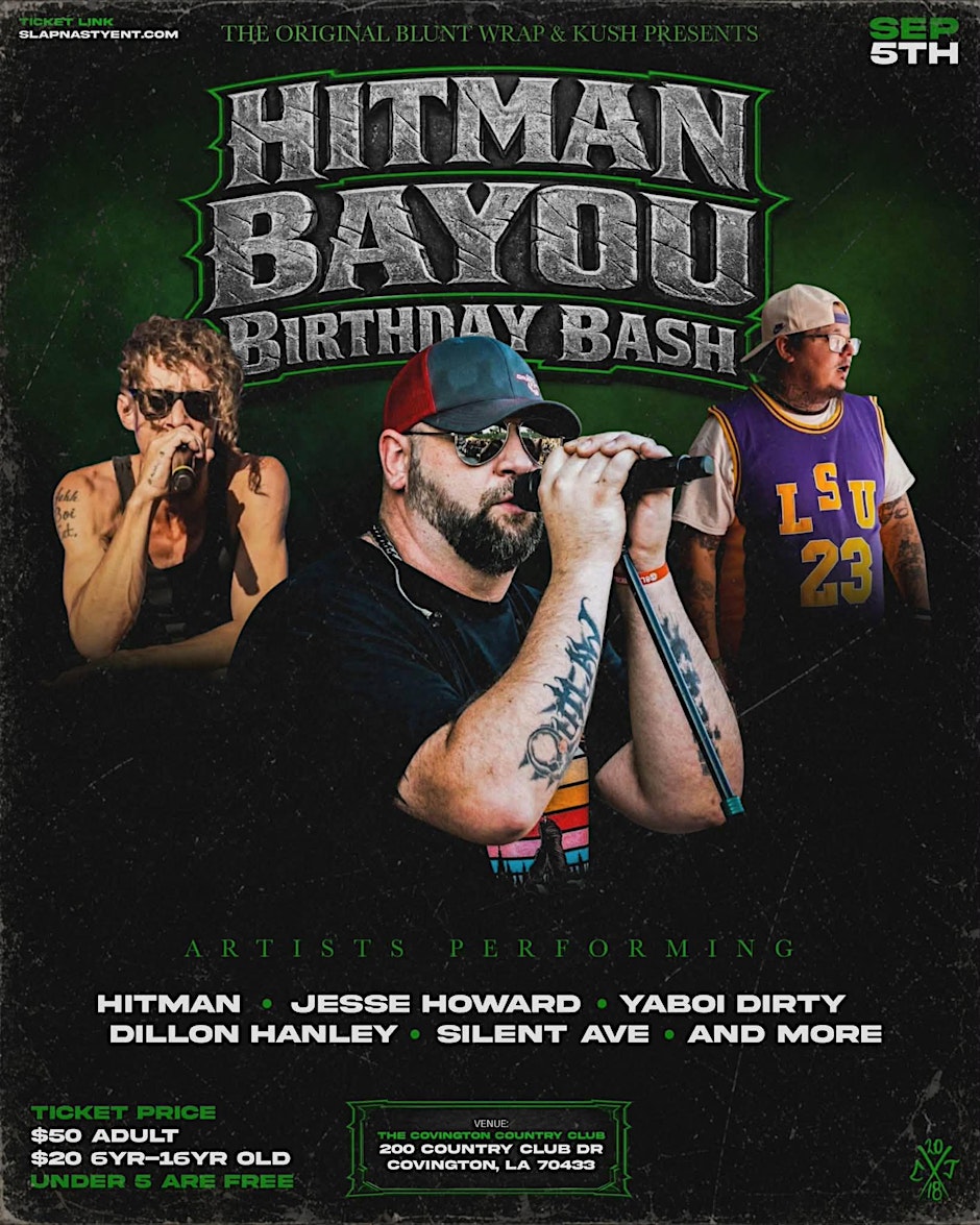 Hitman Bayou Birthday Bash