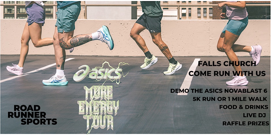 MORE ENERGY TOUR with ASICS at Falls Church Road Runner Sports