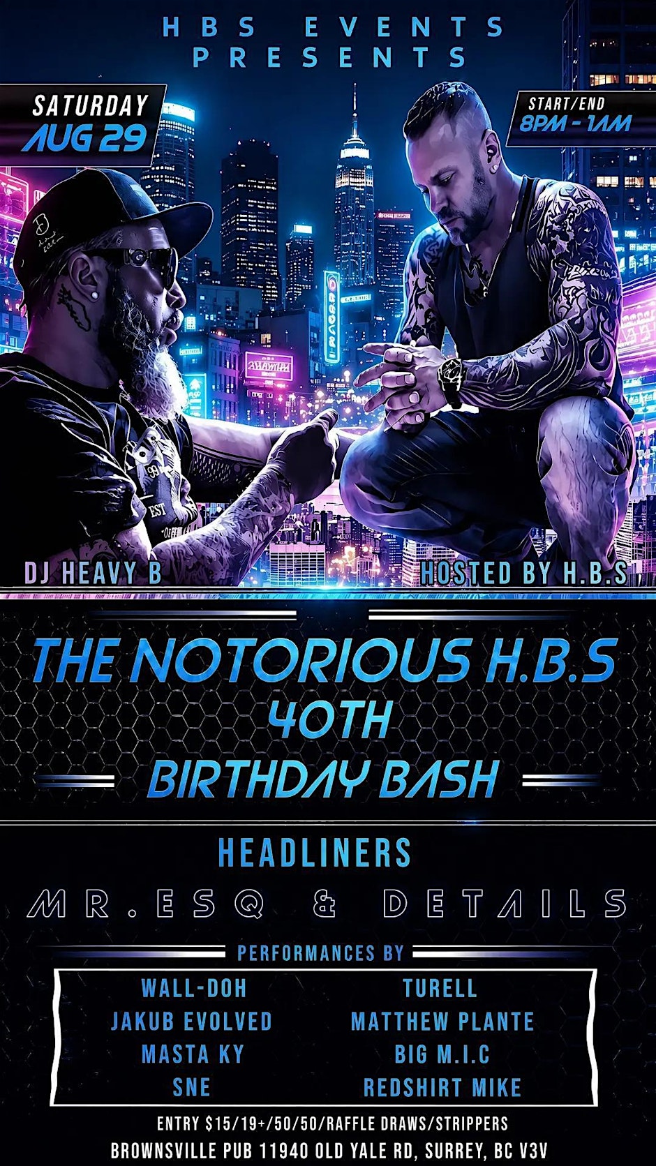 H.B.S 40th birthday bash